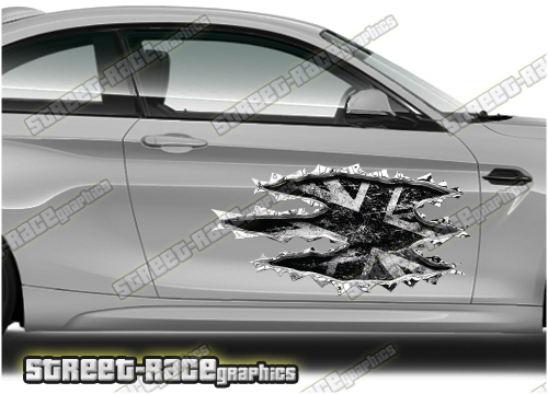 405 Ripped Metal PAIR