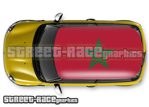 407 - Morocco flag roof wrap