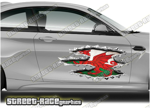 409 Ripped Metal PAIR