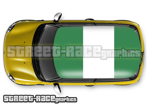 410 - Nigeria flag roof wrap