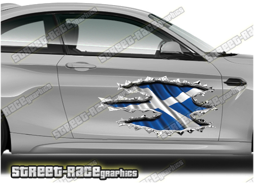 411 Ripped Metal PAIR