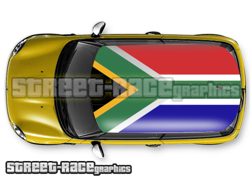 412 - South Africa flag roof wrap