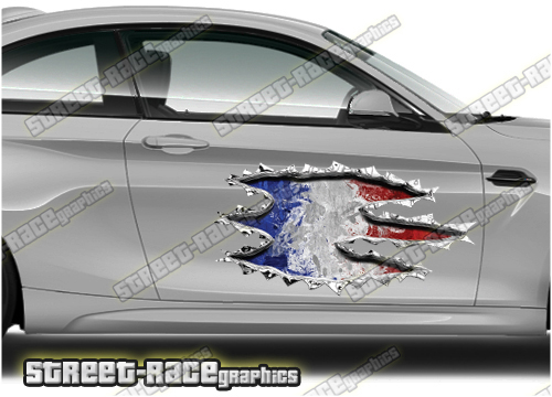 415 Ripped Metal PAIR