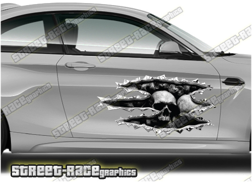 433 Ripped Metal PAIR