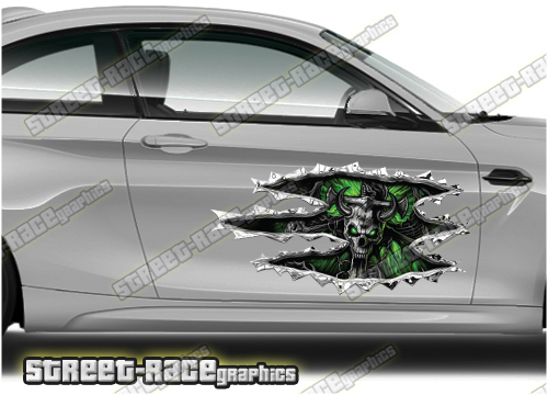 435 Ripped Metal PAIR