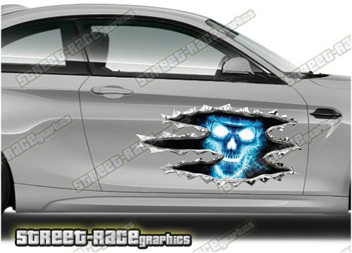 438 Ripped Metal PAIR