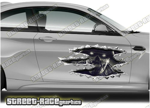 439 Ripped Metal PAIR