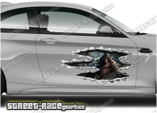 440 Ripped Metal PAIR