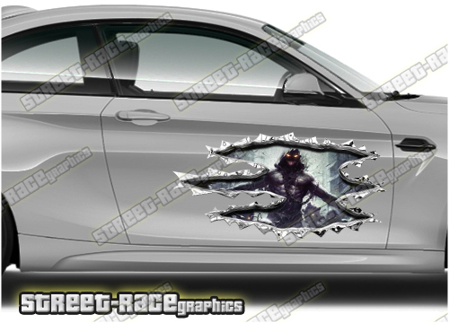 443 Ripped Metal PAIR