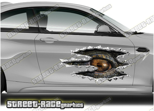 447 Ripped Metal PAIR