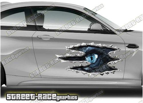 449 Ripped Metal PAIR