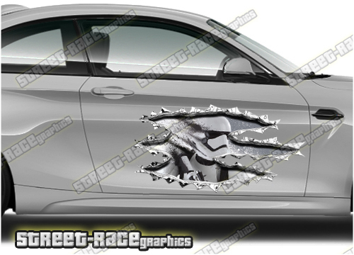 454 Ripped Metal PAIR