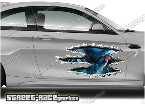 459 Ripped Metal PAIR