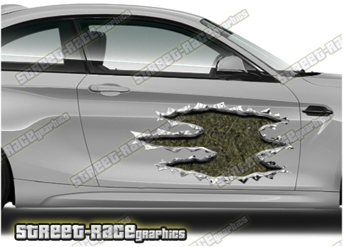 471 Ripped Metal PAIR