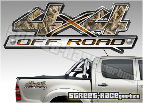4x4 OFFROAD sticker pair 015 (290mm)