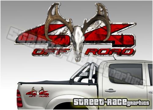 4x4 OFFROAD sticker pair 023 (290mm)