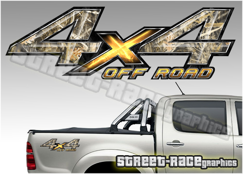4x4 OFFROAD sticker pair 024 (290mm)