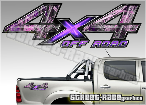 4x4 OFFROAD sticker pair 025 (290mm)