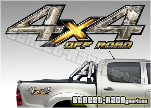 4x4 OFFROAD sticker pair 027 (290mm)