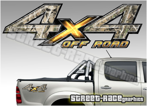 4x4 OFFROAD sticker pair 028 (290mm)