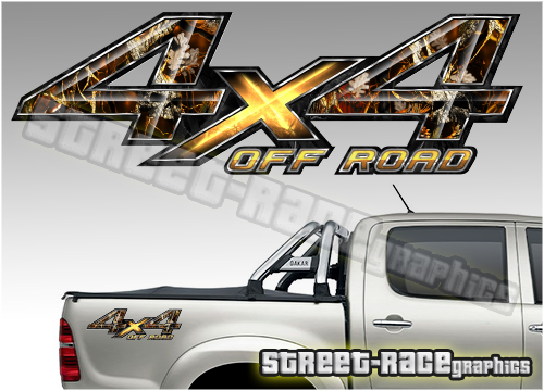 4x4 OFFROAD sticker pair 030 (290mm)