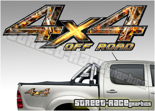 4x4 OFFROAD sticker pair 032 (290mm)