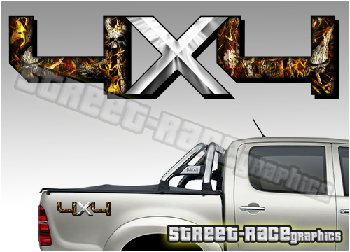 4x4 OFFROAD sticker pair 035 (290mm)