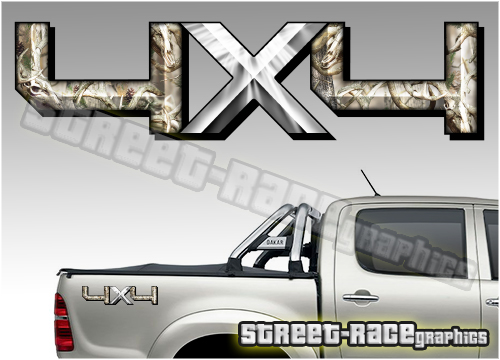 4x4 OFFROAD sticker pair 036 (290mm)