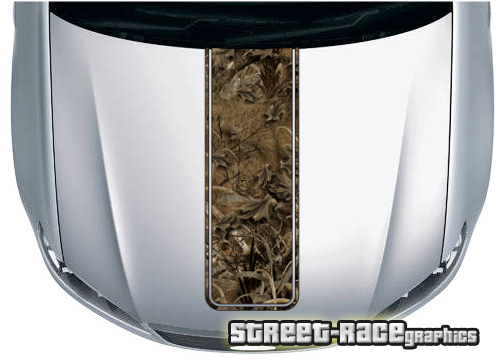 4x4 truck bonnet stripe 3512 - Grassland camouflage