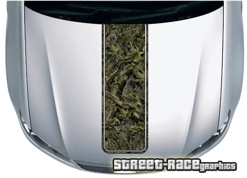 4x4 truck bonnet stripe 3513 - Marshland camouflage