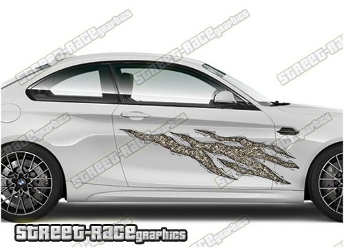 521 Ripped Metal PAIR