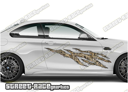 528 Ripped Metal PAIR