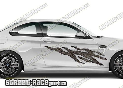 529 Ripped Metal PAIR