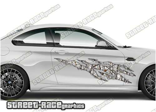 533 Ripped Metal PAIR