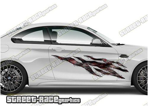 534 Ripped Metal PAIR