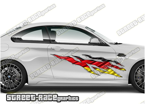 545 Ripped Metal PAIR