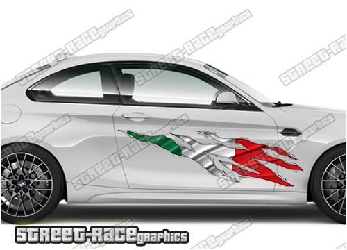 547 Ripped Metal PAIR