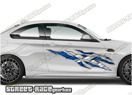 549 Ripped Metal PAIR