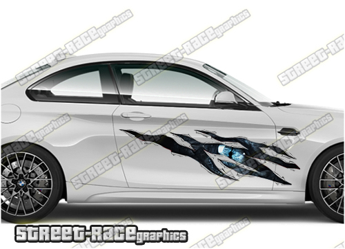 562 Ripped Metal PAIR