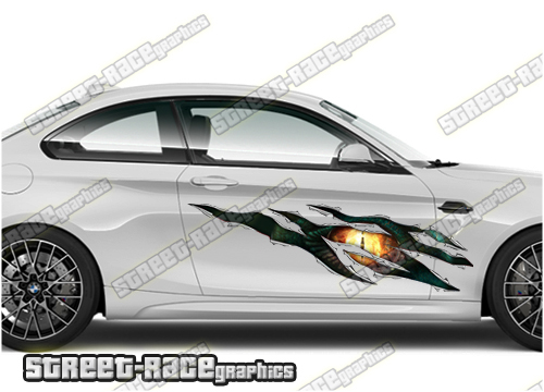 563 Ripped Metal PAIR