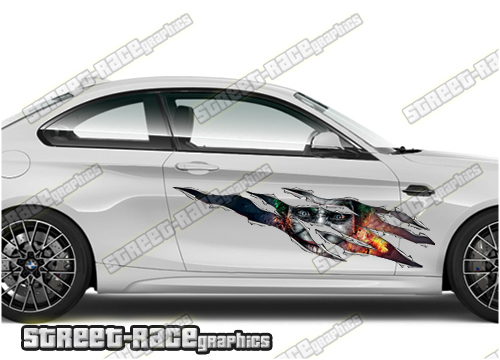 572 Ripped Metal PAIR