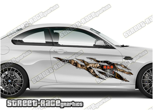 573 Ripped Metal PAIR