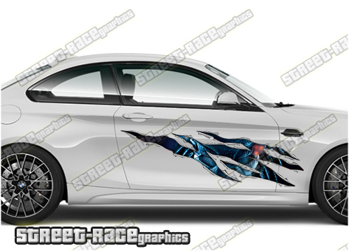 575 Ripped Metal PAIR