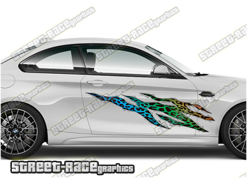 583 Ripped Metal PAIR