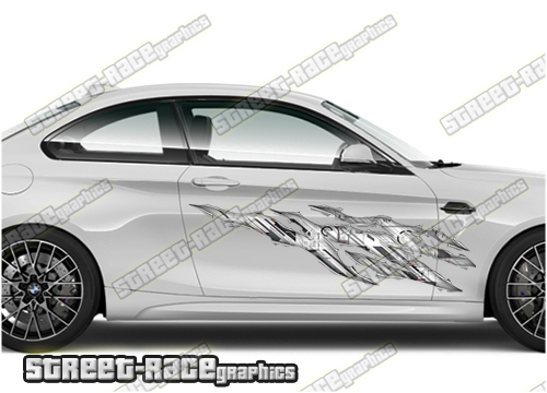 584 Ripped Metal PAIR