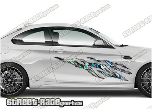 585 Ripped Metal PAIR