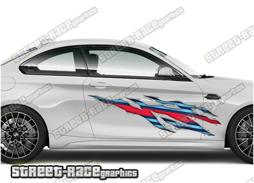 587 Ripped Metal PAIR