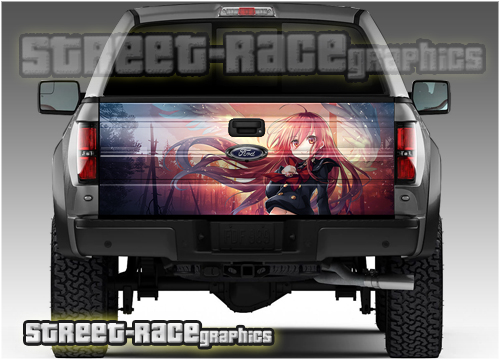 602 - Tailgate wrap (Anime girl)