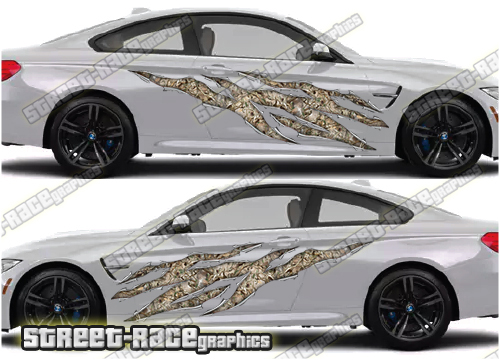 625 Ripped Metal PAIR