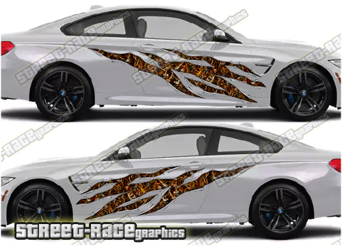 632 Ripped Metal PAIR